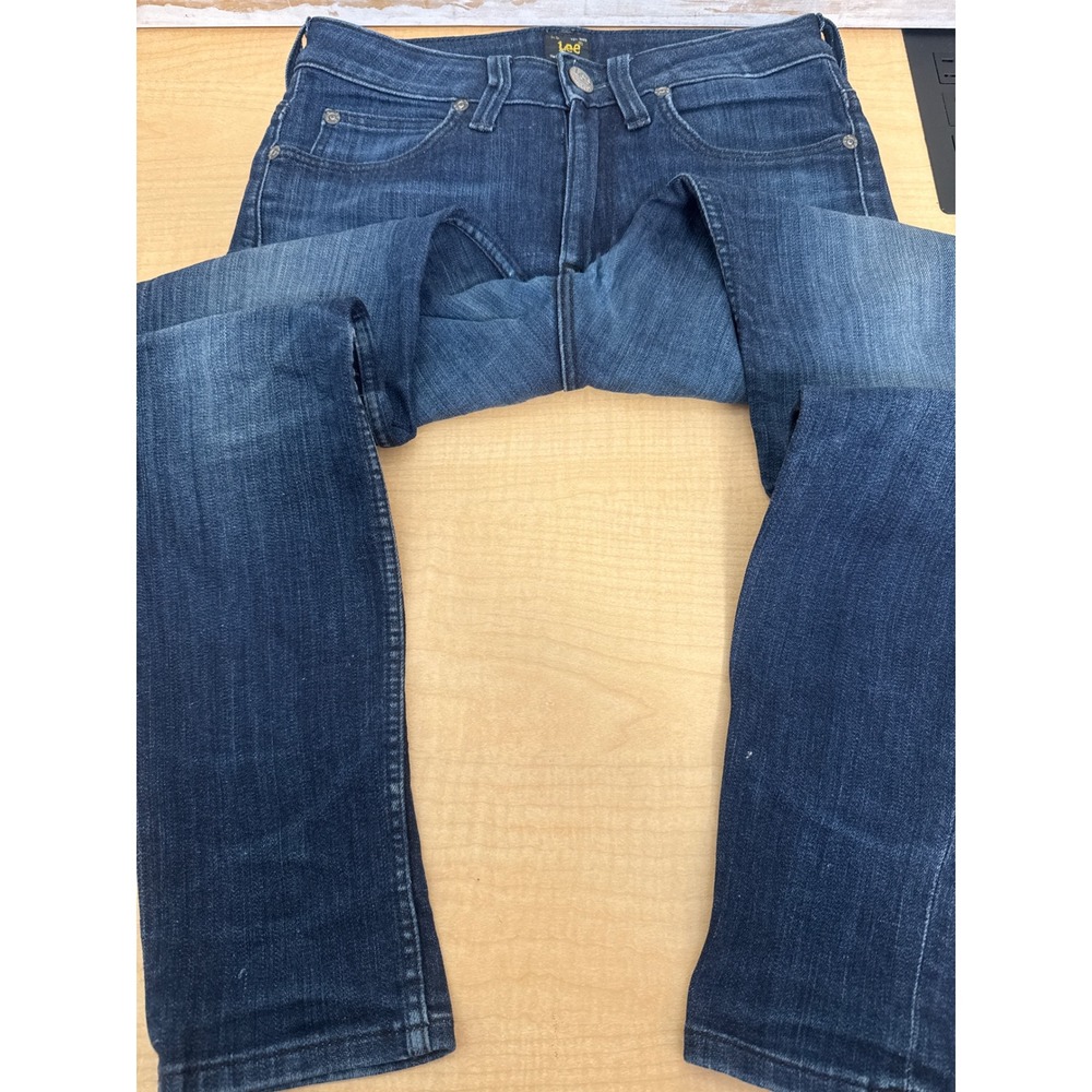 Lee Skyler Skinny Jeans W26 L31 Dark Wash Blue Denim Stretch 41KC30X